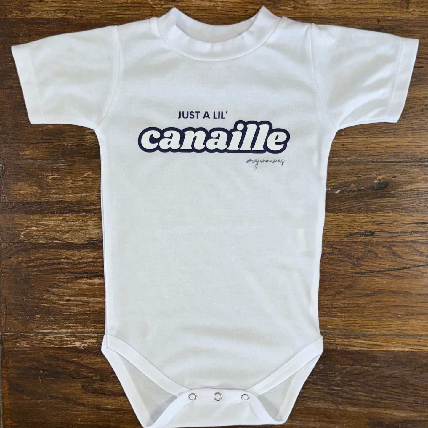 *PRE-ORDER* "Just a lil' Canaille" Onesie (White)
