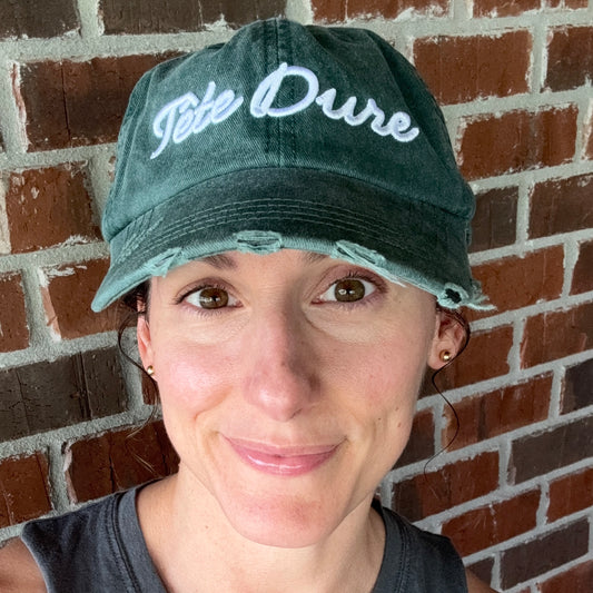 *PRE-ORDER* "Tete Dure" Distressed Cap