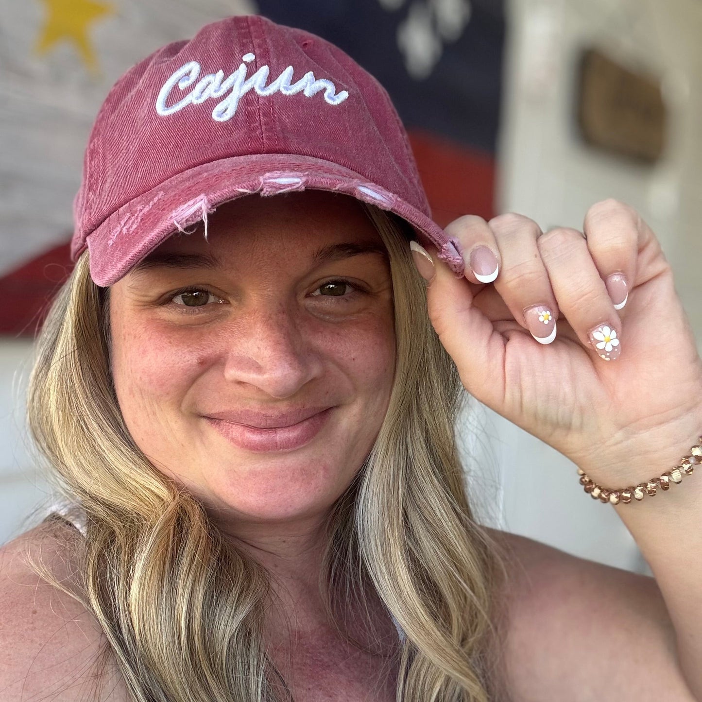 *PRE-ORDER* "Cajun" Distressed Cap