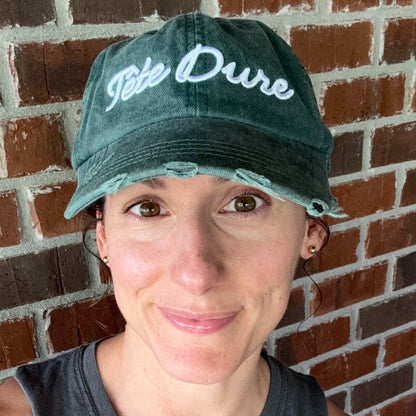 *PRE-ORDER* "Tete Dure" Distressed Cap