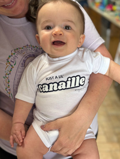 *PRE-ORDER* "Just a lil' Canaille" Onesie (White)