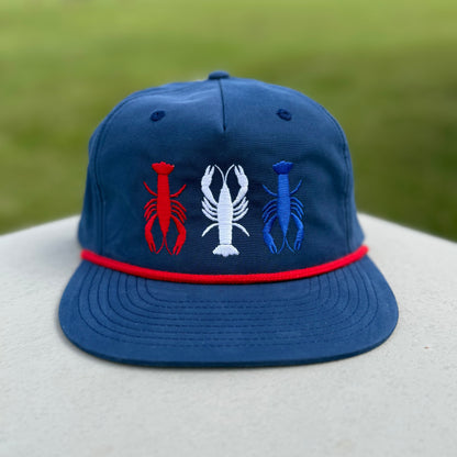 crawfish smoking a cigarette hat Repeat Trucker Fleurty Girl Louisiana Crawfish Cos signature logo embroidered on a classic trucker cap style built with the Richardson quality and consistent fit youve come to expect PRE-ORDER* "USA Crawfish" Men's Cap