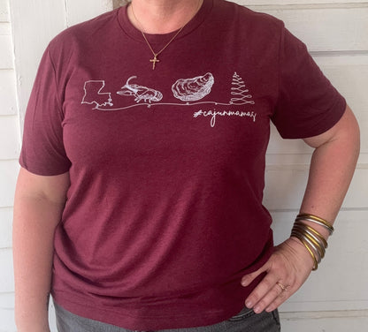 *PRE-ORDER* "Cajun Mamas Christmas" T-shirt