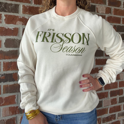 *PRE-ORDER* "It's Frisson Season" Sweatshirt - Olive design