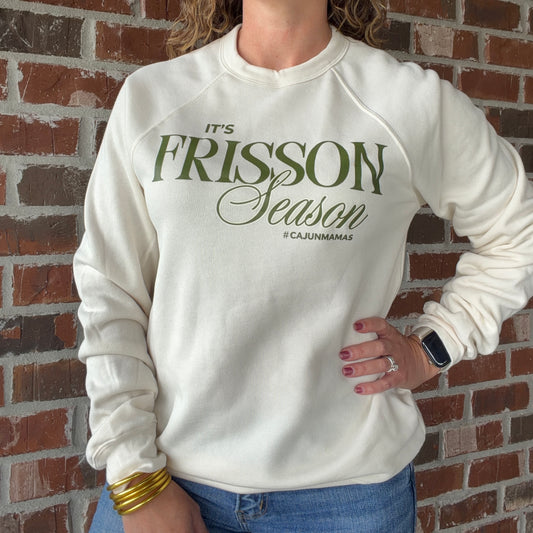 *PRE-ORDER* "It's Frisson Season" Sweatshirt - Olive design