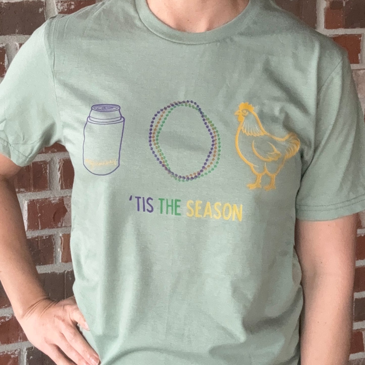 *PRE-ORDER* "'Tis the Season" Mardi Gras T-Shirt