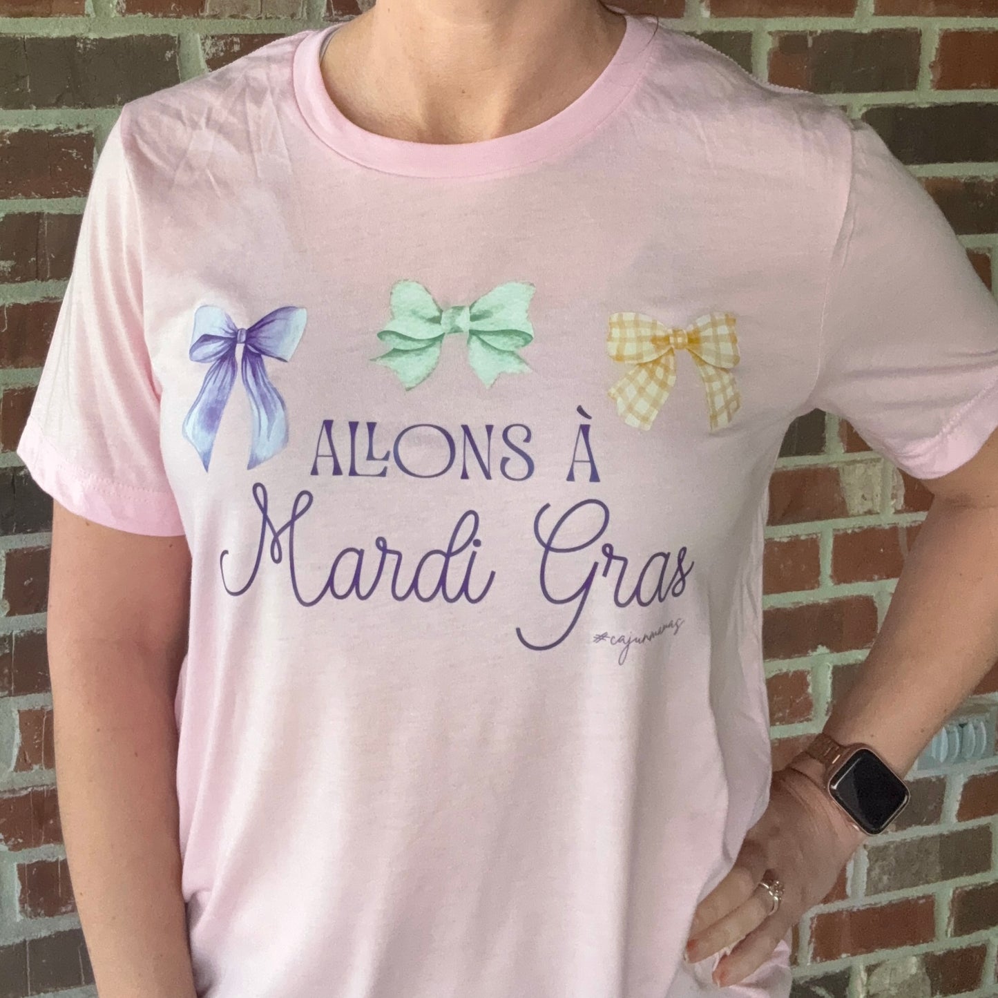 *PRE-ORDER* "Mardi Gras Bows" T-shirt