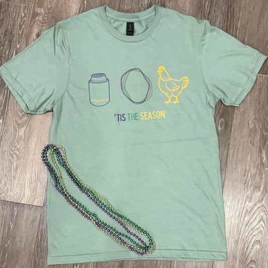 *PRE-ORDER* "'Tis the Season" Mardi Gras T-Shirt