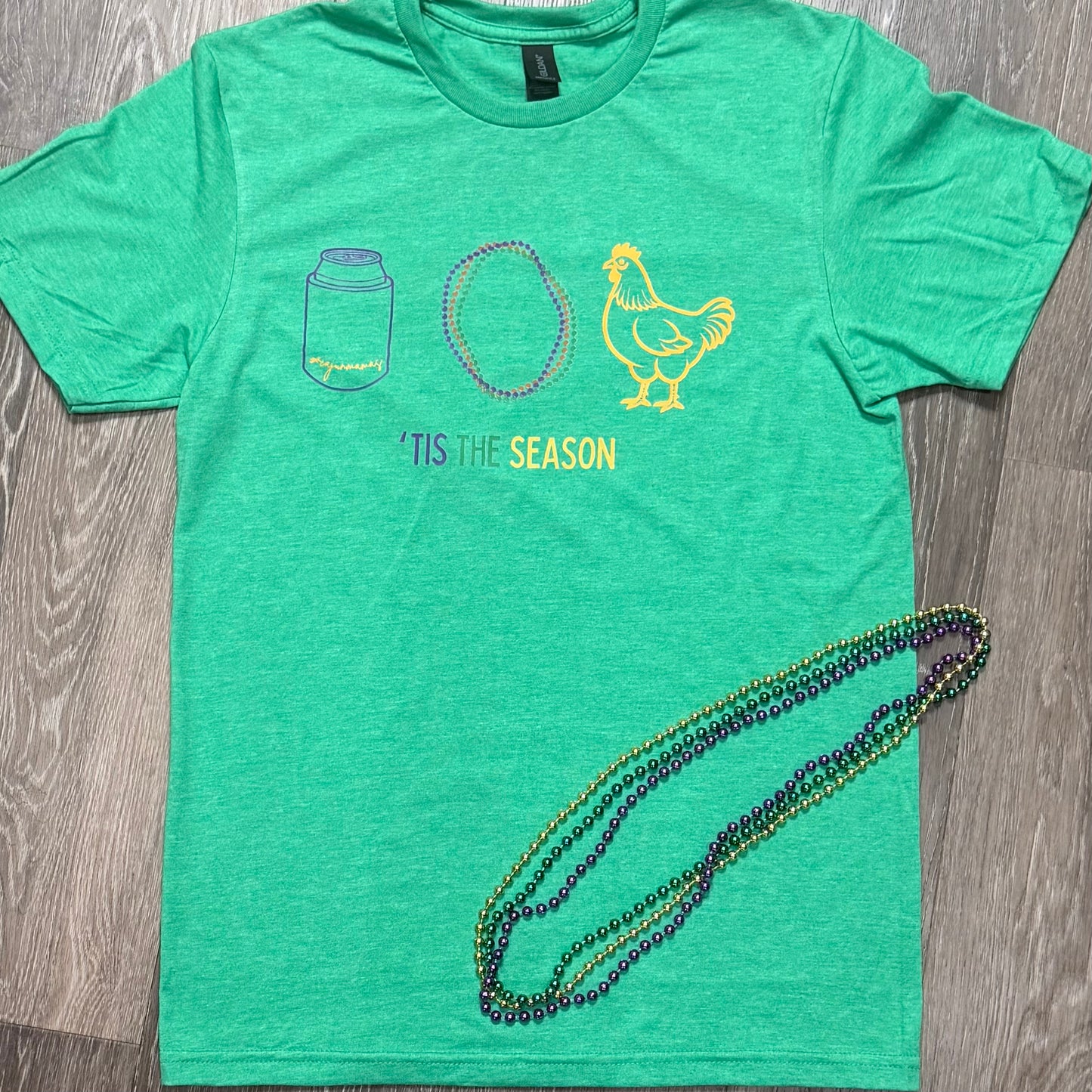 *PRE-ORDER* "'Tis the Season" Mardi Gras T-Shirt