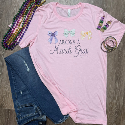 *PRE-ORDER* "Mardi Gras Bows" T-shirt