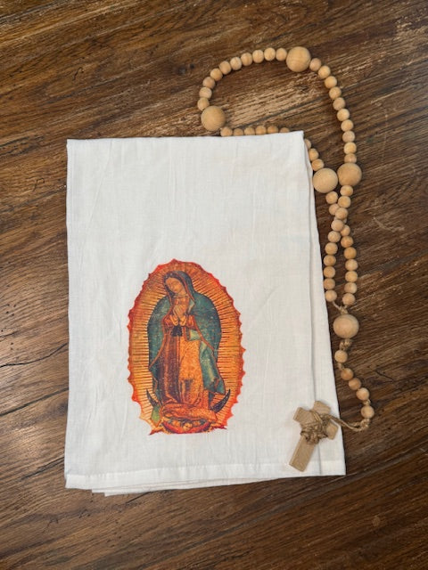 * PRE-ORDER* "Our Lady of Guadalupe" Kitchen Towel