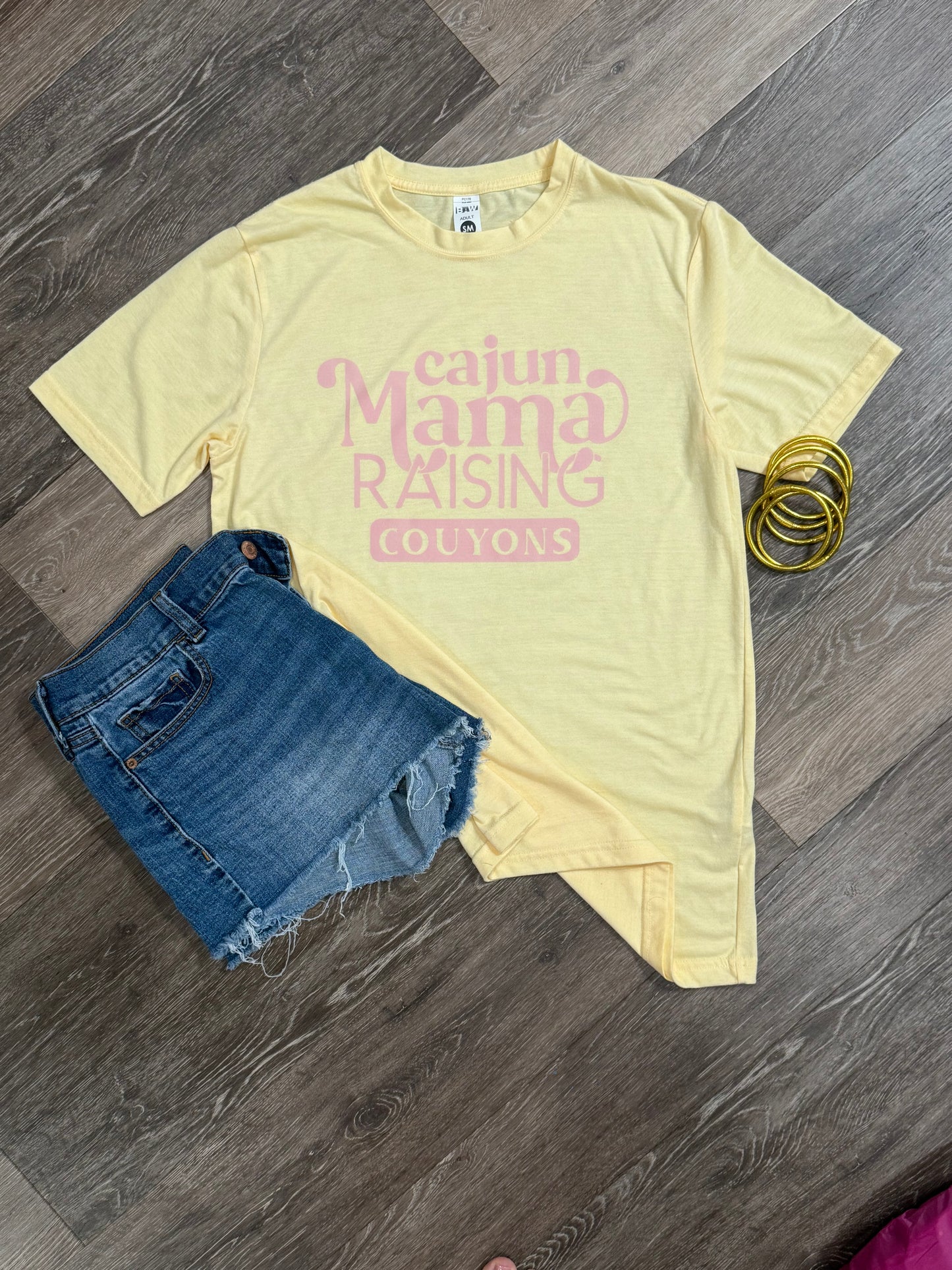 *PRE-ORDER* "Cajun Mama Raising Couyons” T-shirt
