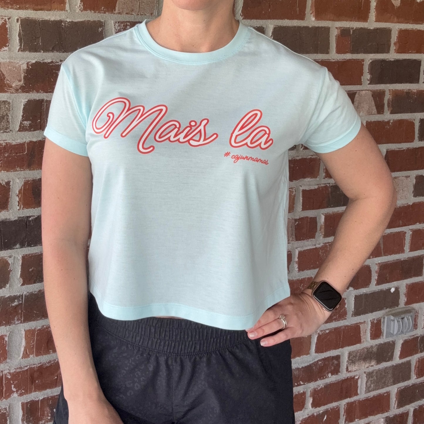 *PRE-ORDER* "Mais La" Cropped T-shirt