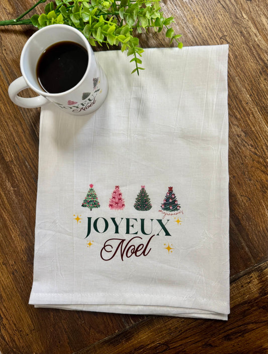 * PRE-ORDER* "Joyeux Noel" Kitchen Towel