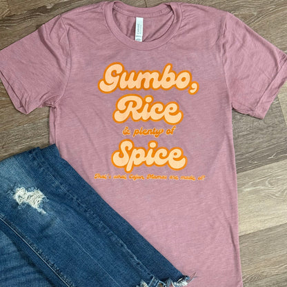 *PRE-ORDER* "Gumbo, Rice, & Spice" T-shirt