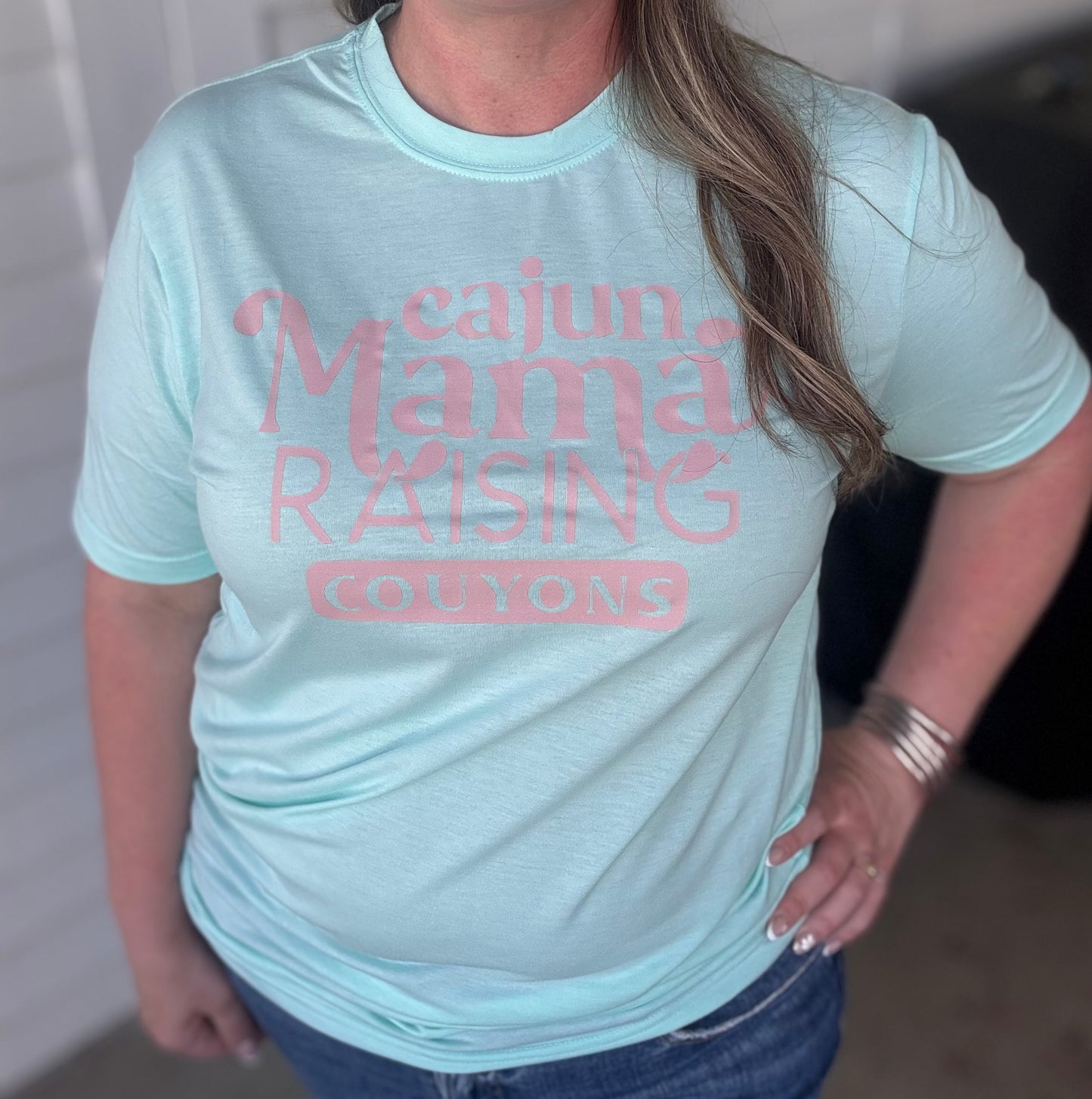 *PRE-ORDER* "Cajun Mama Raising Couyons” T-shirt