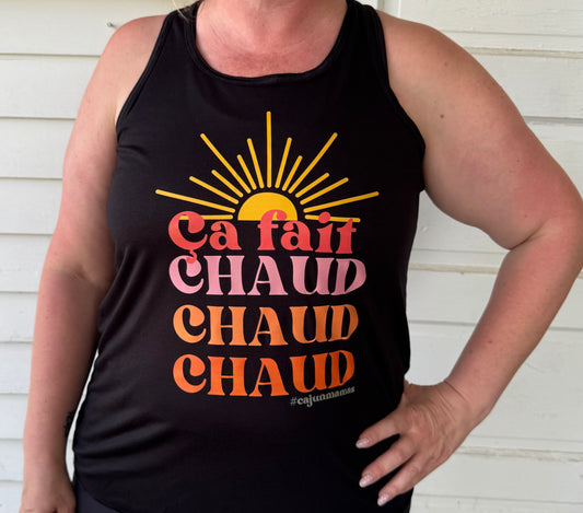 *PRE-ORDER* "Ça fait Chaud" Racerback Tank