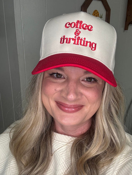 *PRE-ORDER* "Coffee & Thrifting" Cap